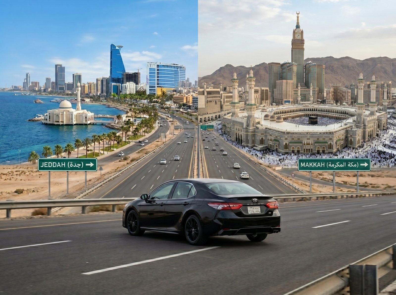  Jeddah Airport to Makkah Taxi Service 