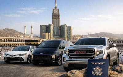 Book Discounted Private Umrah Taxi Services Online from the USA