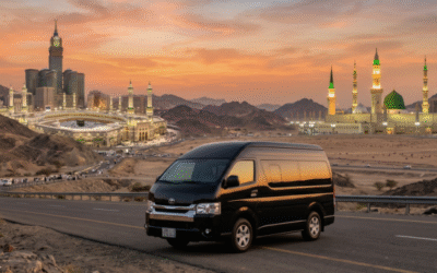 12-Seater Hiace or Hiroof for Group Umrah & Ziyarat in KSA