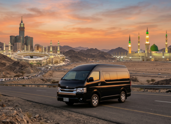 12-Seater Hiace or Hiroof for Group Umrah & Ziyarat in KSA