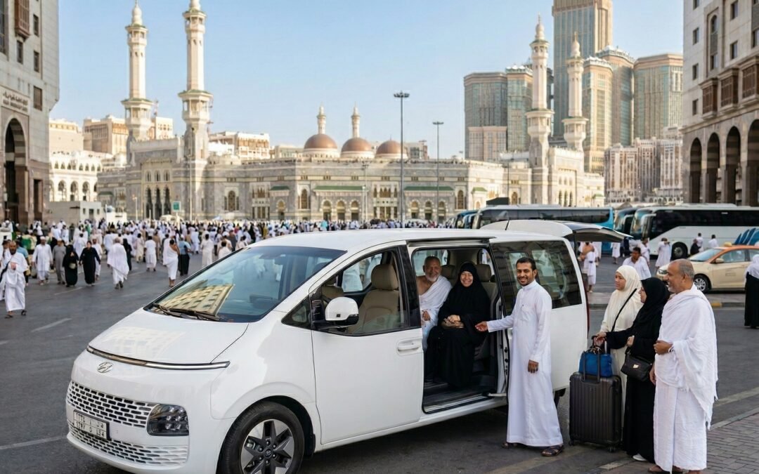 7-seater starex staria umrah taxi