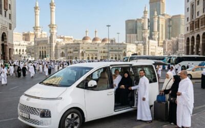 7-Seater Starex or Staria Umrah Taxi | Book at Discounts Now